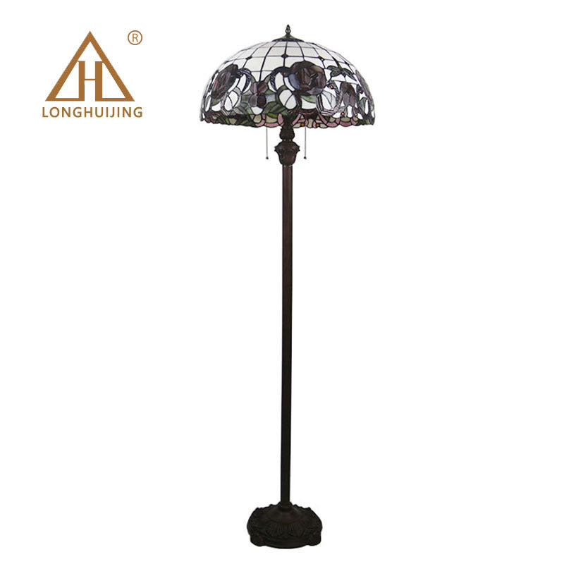 汇璟蒂凡尼灯 欧美复古落地灯卧室客厅现代地灯跨境供货 落地灯饰